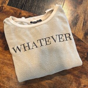 Wildfox Cream 'Whatever' Sweater